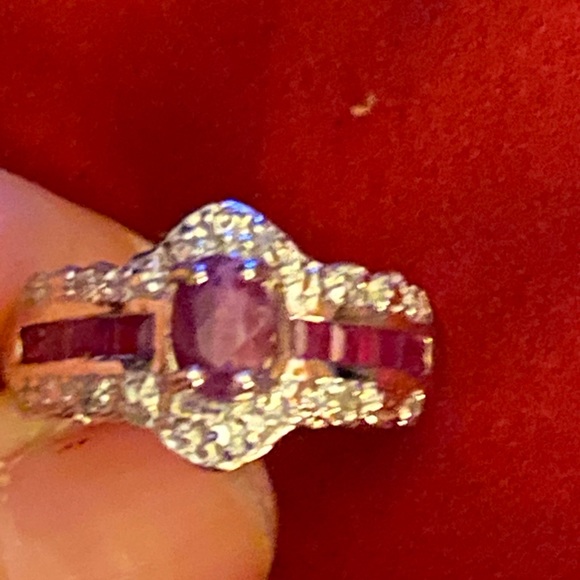 Ruby and diamond ring - Picture 2 of 8
